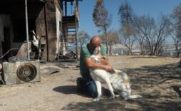 Yangından kurtarılan Kaptan’a sıcak yuva