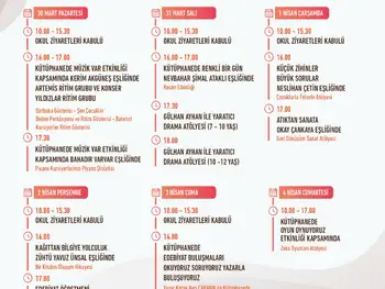 Efes Selçuk’ta 62. Kütüphane Haftası Sanat, Müzik ve Atölye Etkinlikleriyle Kutlanacak