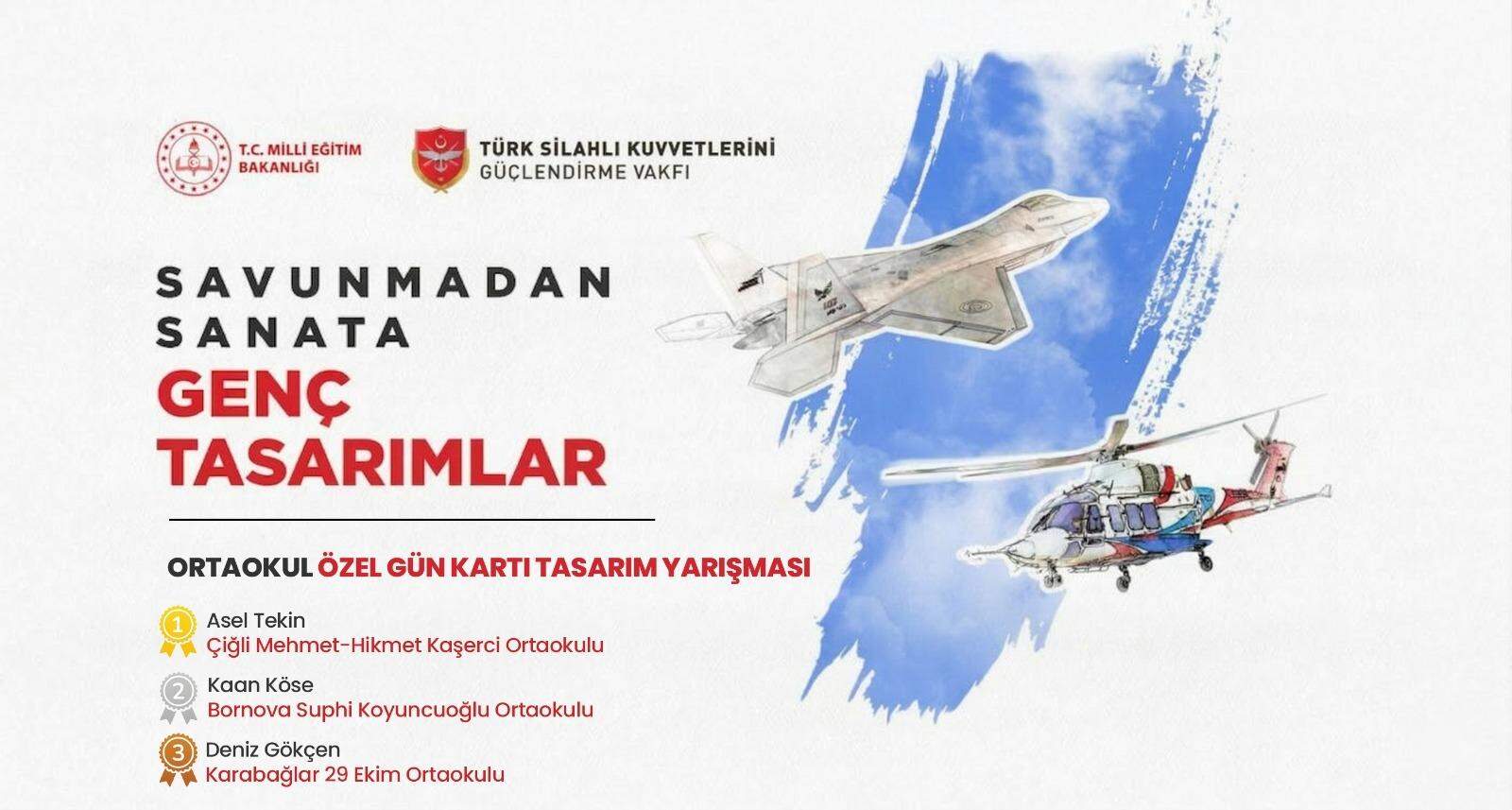 İzmir’de Genç Tasarımlar Yarışmasında Özel Gün Kartı ve Tişört Tasarımları Ödüllendirildi